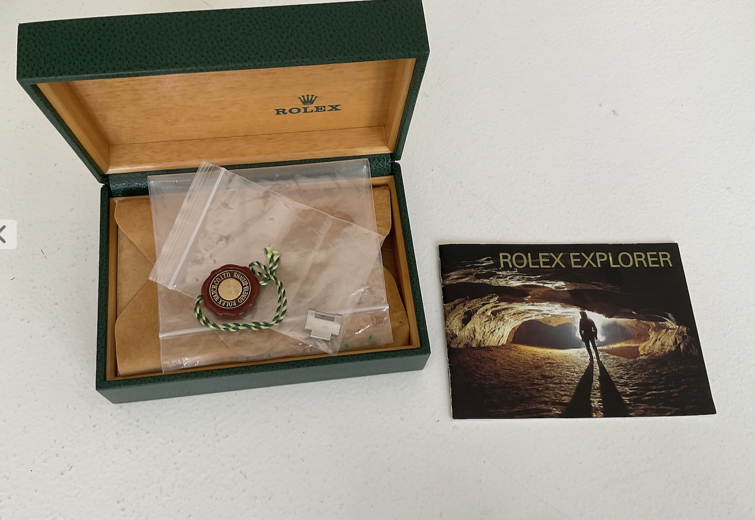 Rolex Explorer I Reference 114270 Unpolished Full Set — Wind Vintage